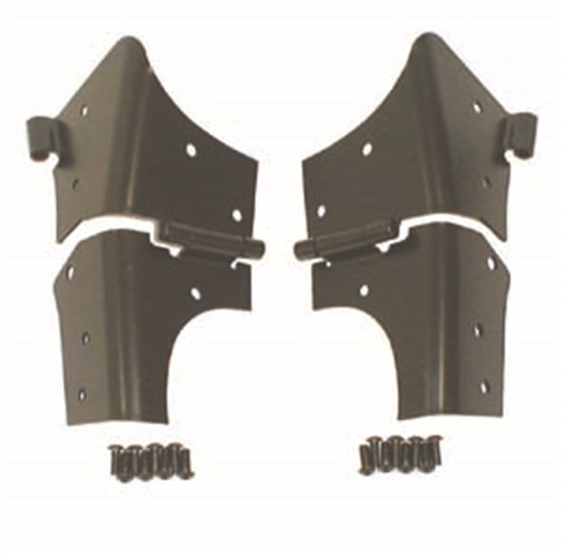 Jeep Wrangler Windshield Hinge - Rugged Ridge - Direct Fit - Black - `97-`06